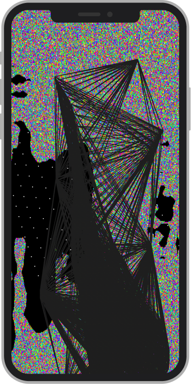 Hearing Space — glitch interface