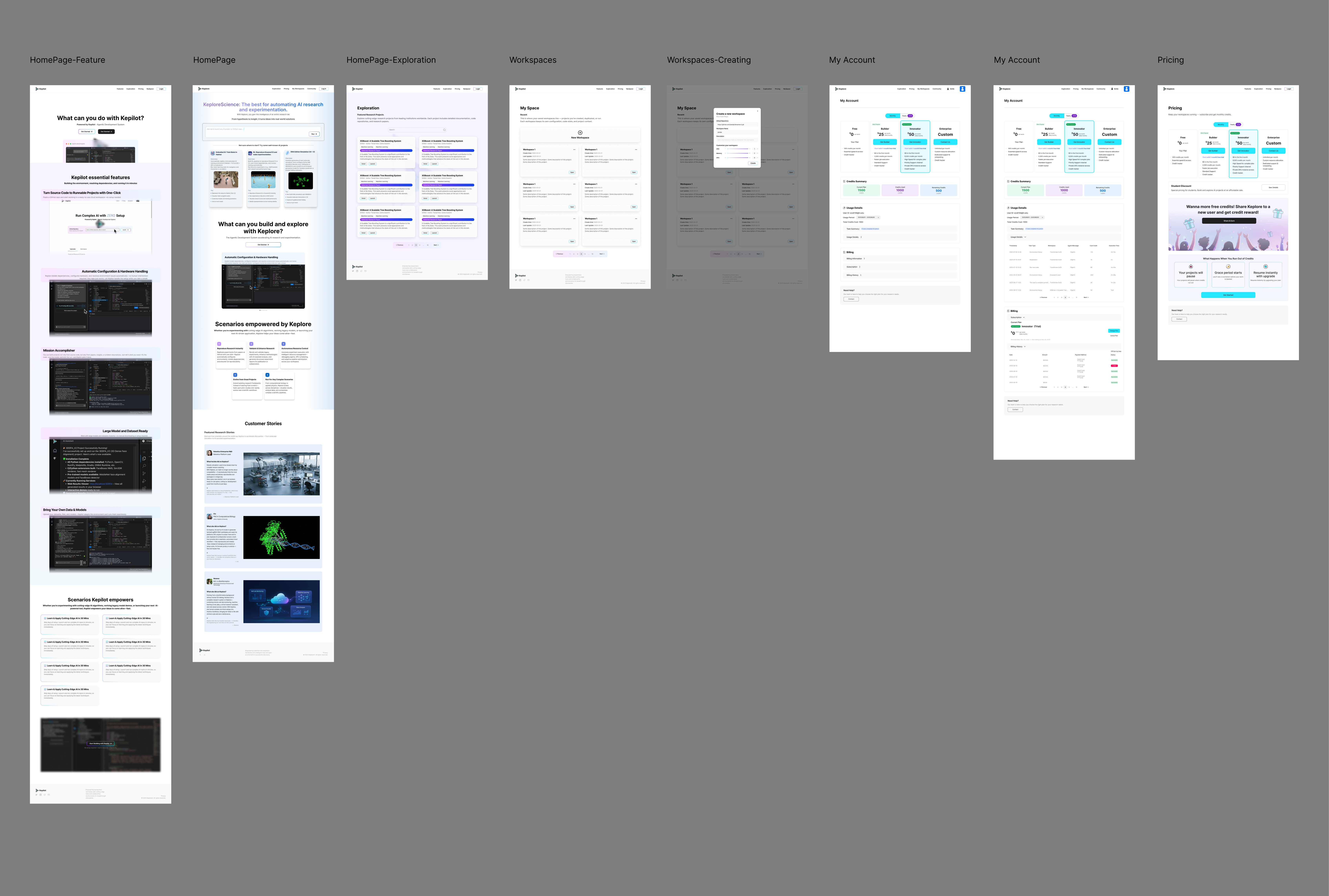 KeploreAI 1.0 — approachable light interface for students