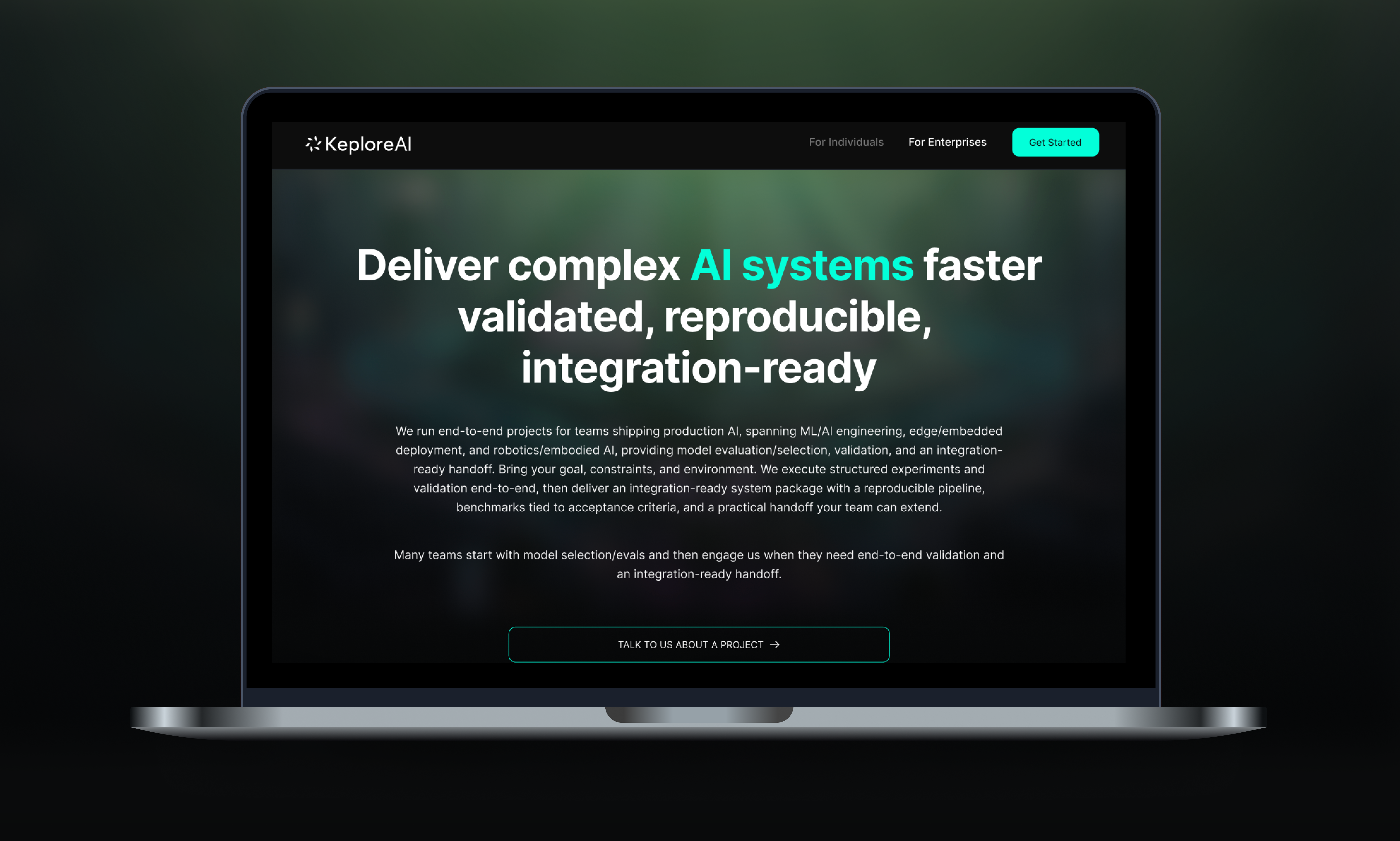 KeploreAI 2.0 — full interface overview